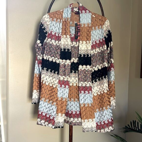 NWT Multicolor Cardigan Wrap - Picture 1 of 7